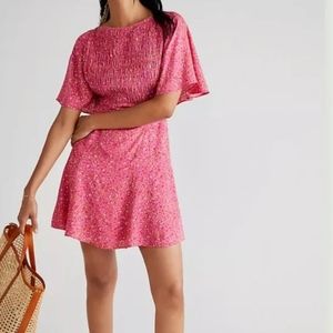 3 for $90 NWT Free people xs dress pink